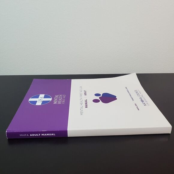 Mental Health First Aid USA Adult Manual MHFA Book National Council Behavioral - Picture 8 of 12